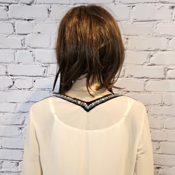 ROMEO & JULIET COUTURE, long sleeve blouse, Size: medium - Picture 8 of 11